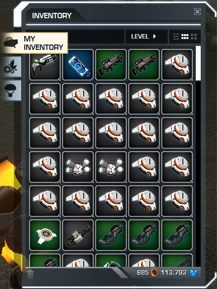 Inventory > My Inventory